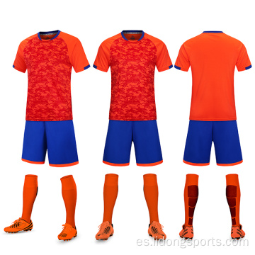 Jerseys de fútbol de sublimación establece camisas de fútbol para el equipo